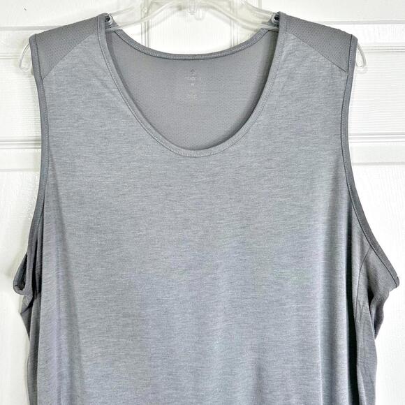 Apana Sleeveless Activewear Tank Top Grey Men's XL - Picture 3 of 7